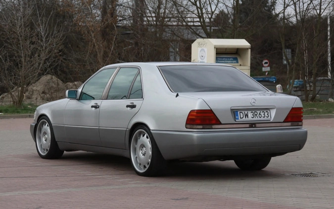 Mercedes-Benz Klasa S cena 39900 przebieg: 289000, rok produkcji 1991 z Wrocław małe 596